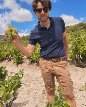 Portrait of Daniele Lenuzza, winemaker and co-founder of Lenuzza Wines in South Africa.